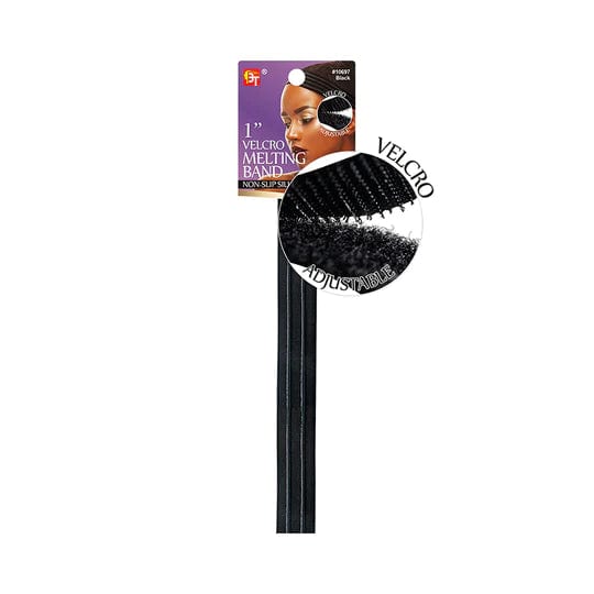 Beauty Town Velcro Melting Band (Non-slip Silicone) 1 1/4" - 4 Lines #10698
