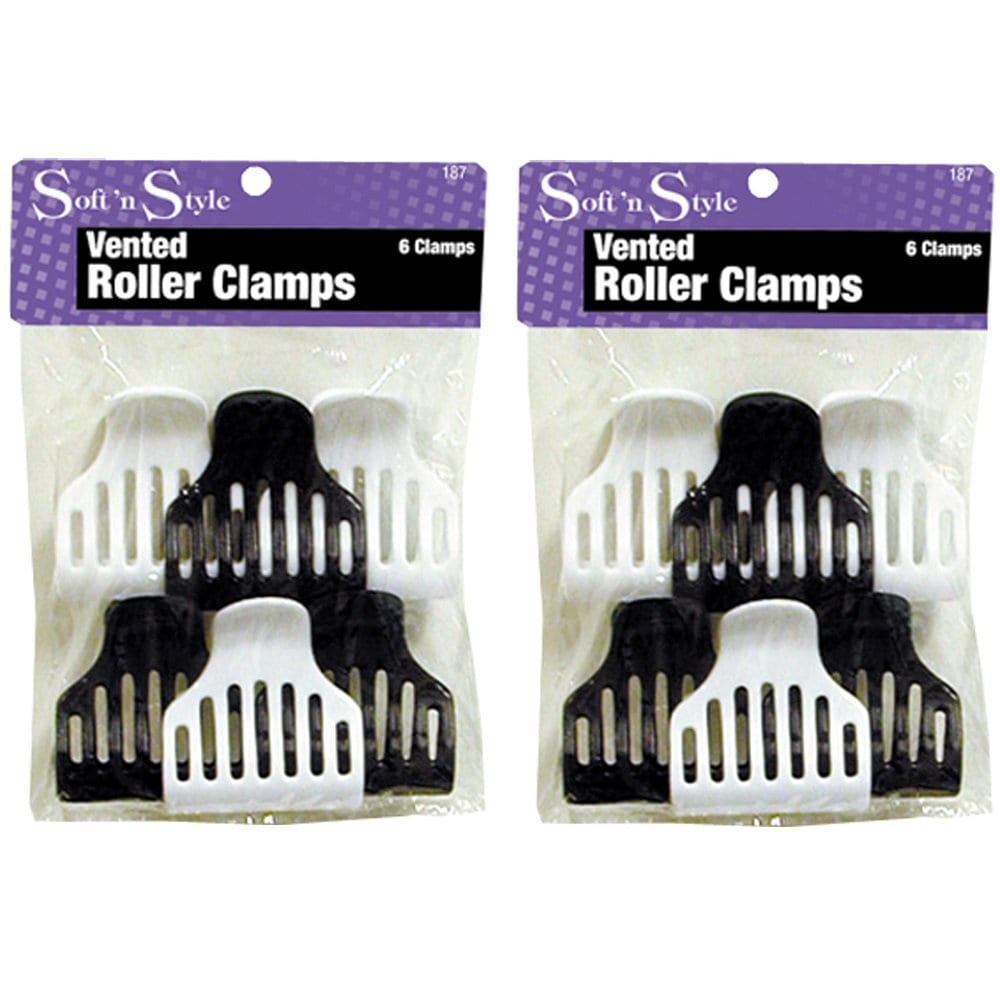 Soft 'N Style Vented Roller Clamps 6PC - 187