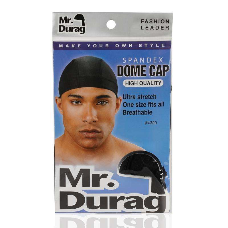 Annie Mr. Durag Spandex Dome Cap Black #4320