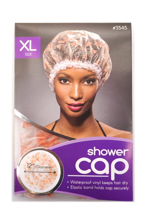 Annie Ms. Remi Extra Large Vinyl Shower Cap Pink Floral #3545