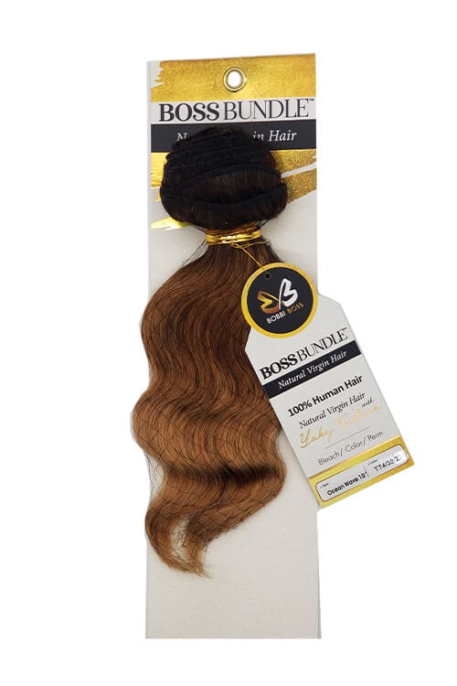 Bobbi Boss Gold Level Boss Bundle Ocean Wave Natural Virgin Weft Hair 10"