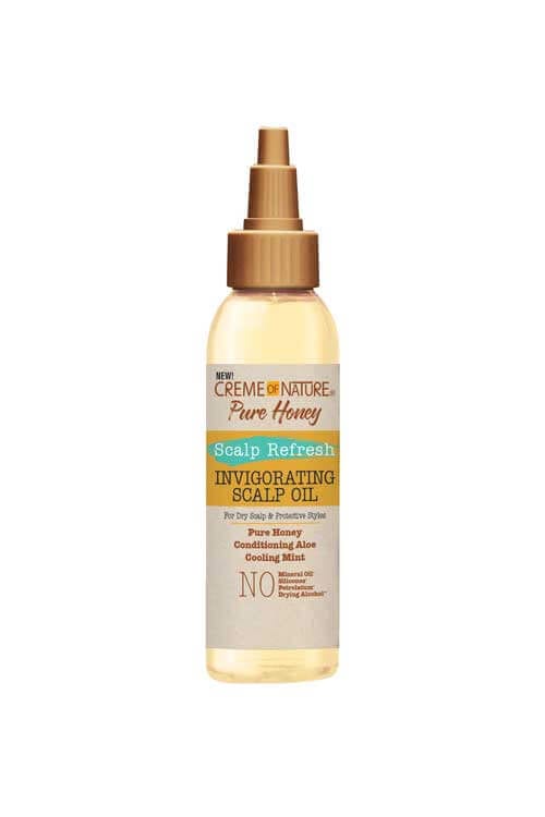 Creme of Nature Pure Honey Scalp Refresh Invigorating Scalp Oil 4 oz
