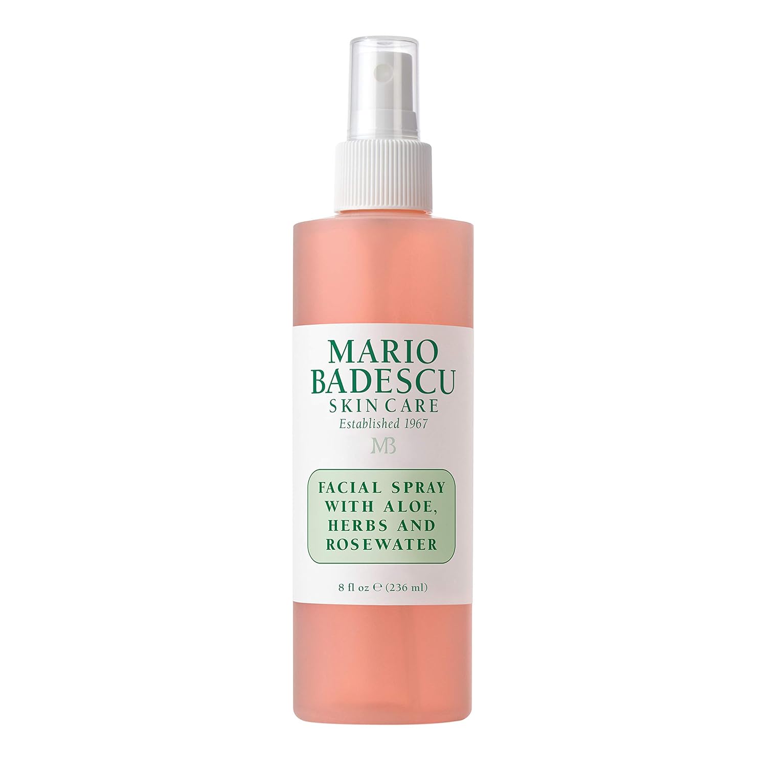 Facial Spray With Aloe, Herbs and Rosewater 6 oz Pink