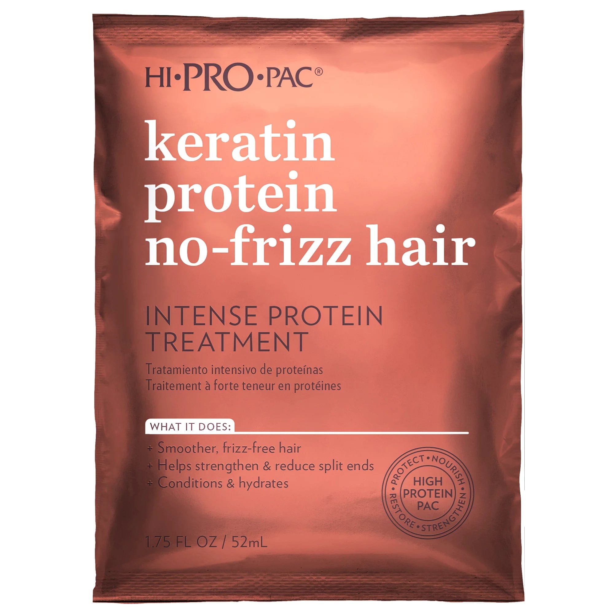 Hi Pro Pac Keratin Protein No Frizz Treatment Packet 1.75 oz