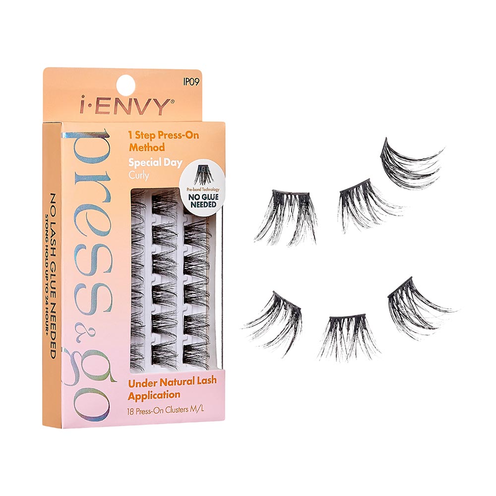 i-Envy Press & Go Press On Cluster Lashes 18 Pack