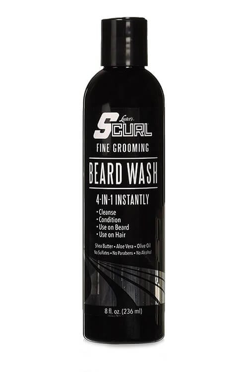 Luster’s S Curl Fine Grooming 4-in-1 Beard Wash 8 oz