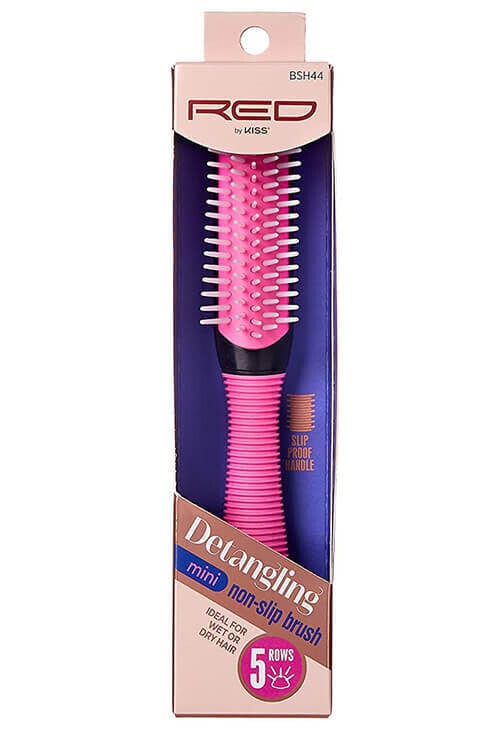 Red by Kiss 5-Row Mini Non-Slip Detangling Brush BSH44