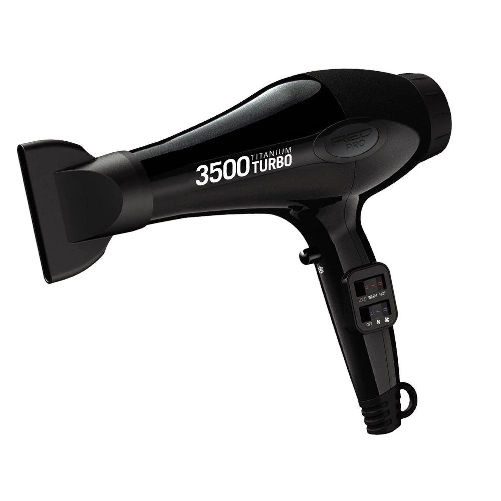 Red Pro 3500 Turbo Titanium Blow Dryer BDP02N