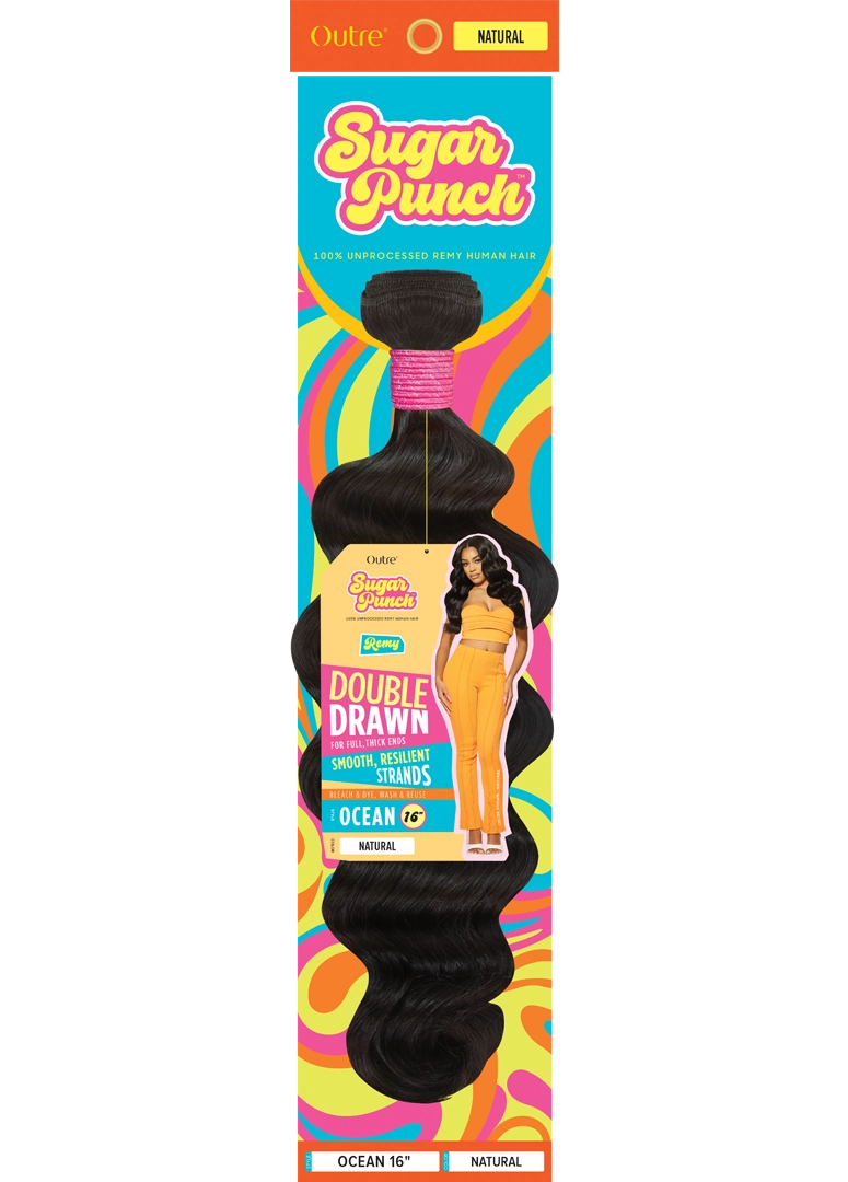 Sugar Punch Ocean 18" Double Drawn Remy Hair Extensions