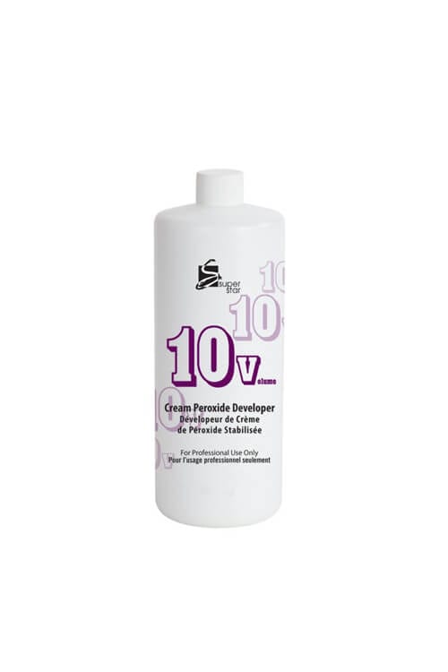 Super Star 10 Volume Cream Peroxide Developer 4 oz