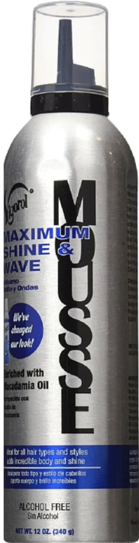 Vigorol Maximum Shine Mousse 12 oz