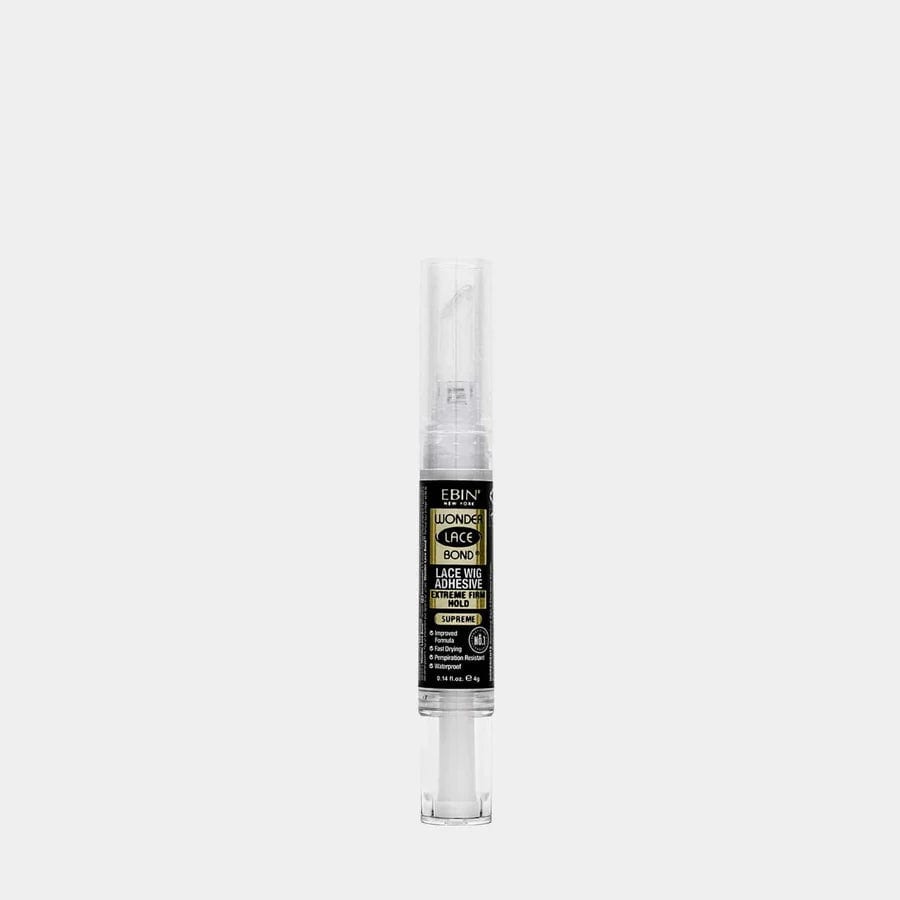 Ebin New York Wonder Lace Bond Silicone Pen Type 4G - Extreme Firm Hold (Supreme) - WBS4 (Black Pen)