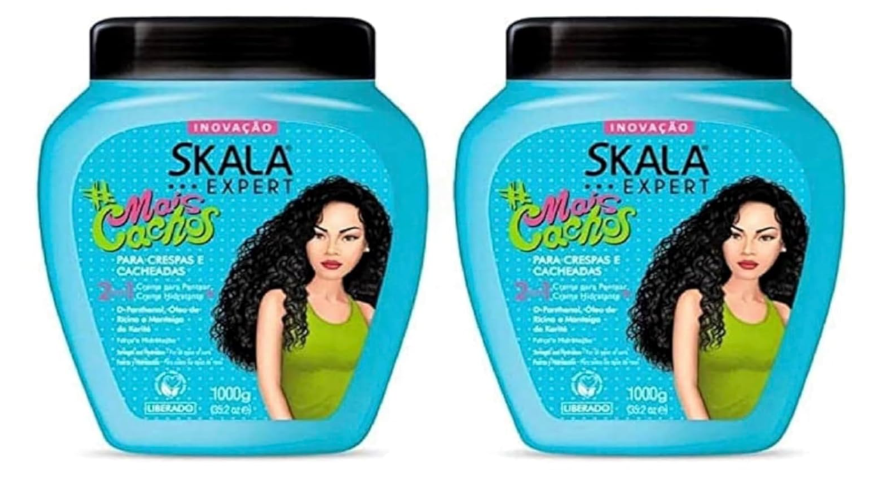 2 PACK SKALA MAIS CASHO 2 IN 1 TREATMENT + LEAVE IN 35.2OZ