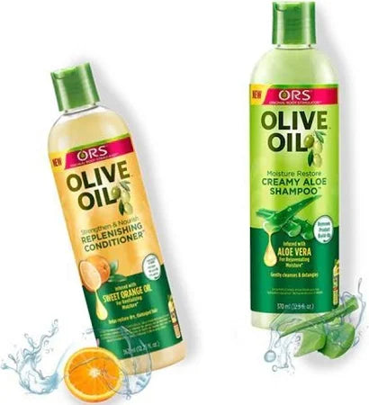 ORS ALOE SHAMPOO AND REPLENISHING CONDITIONER DUO 12.25oz